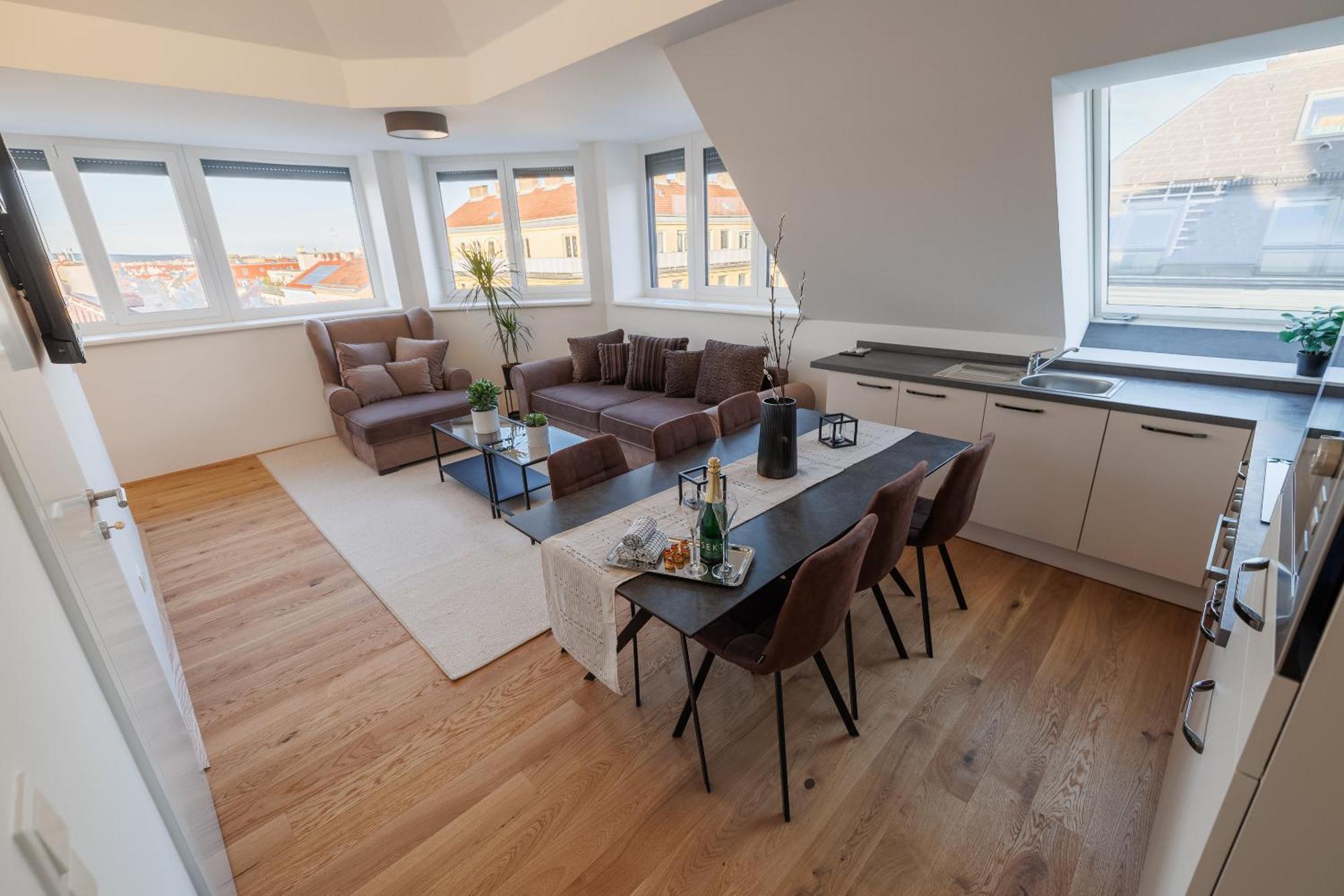 Symphony Apartments 40 - Modern Loft With Terrace And Grill In Central Location Відень Екстер'єр фото